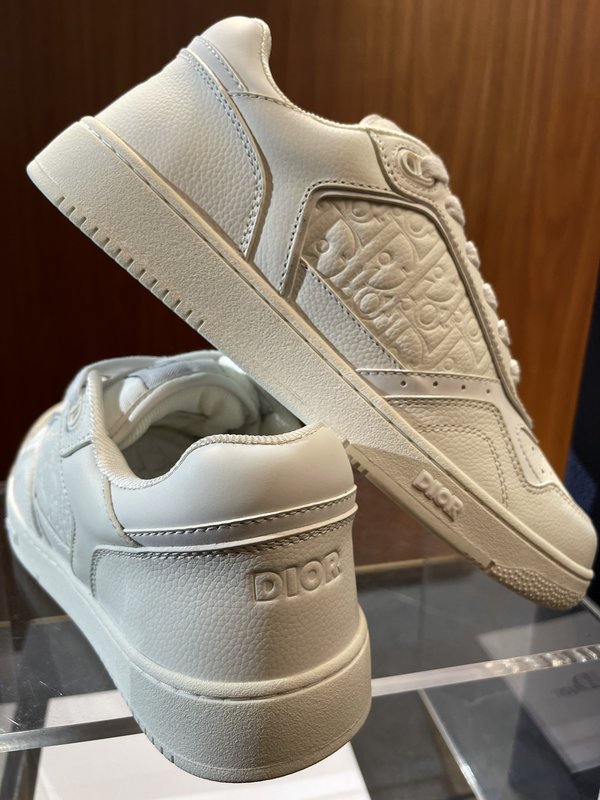 Dior B27 로우탑 가죽 스니커즈 001-180751
