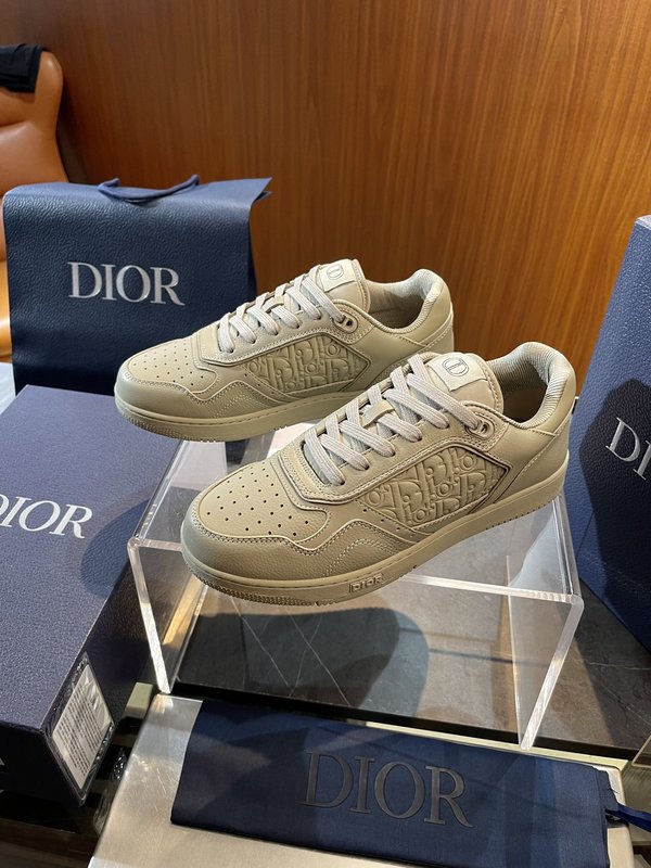 Dior B27 로우탑 가죽 스니커즈 001-180751