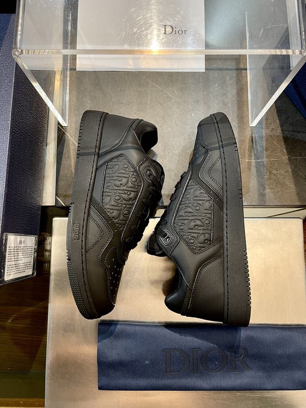 Dior B27 로우탑 가죽 스니커즈 001-180751