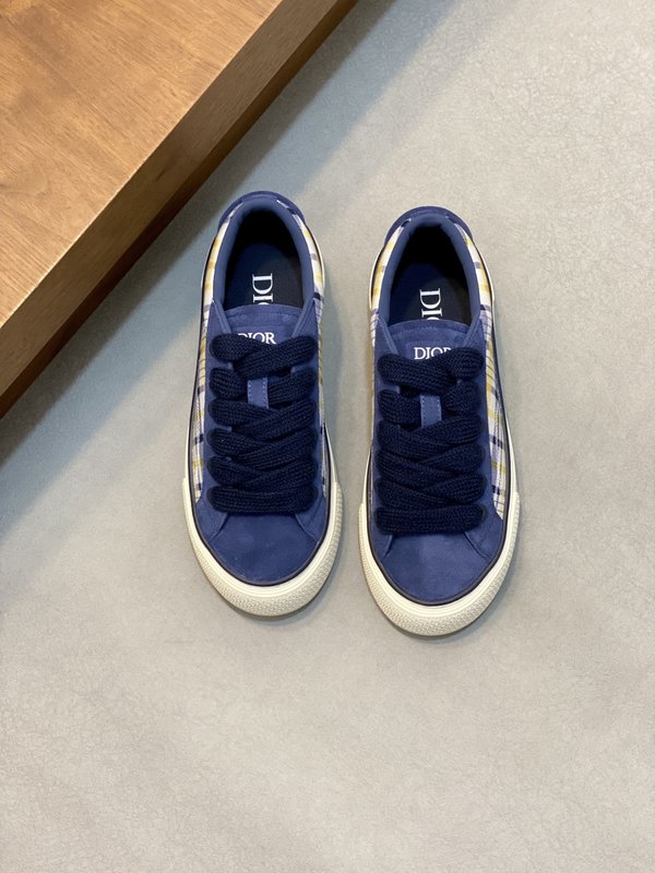 디올 Dior B33 시리즈 네이비 화이트 운동화 001-180780