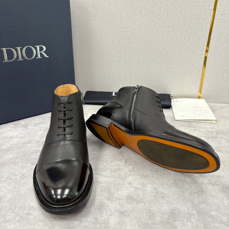 Dior 디오르 남성 스플라이스 미들 부츠 001-180785