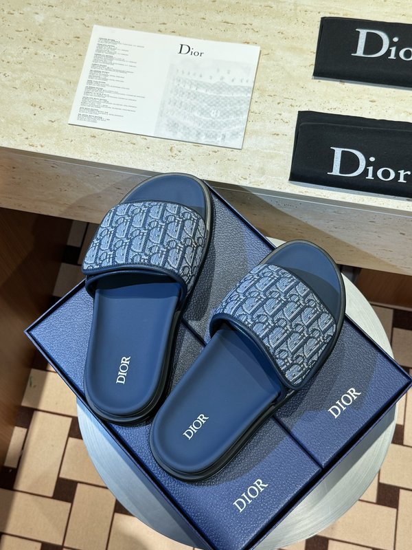 디올 아쿠아 남성용 캔버스 샌들 001-180849