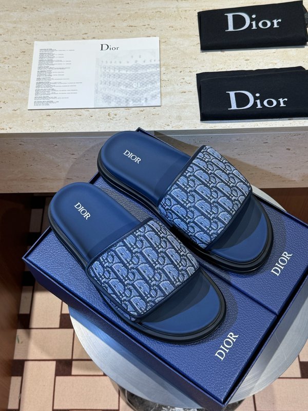 디올 아쿠아 남성용 캔버스 샌들 001-180849