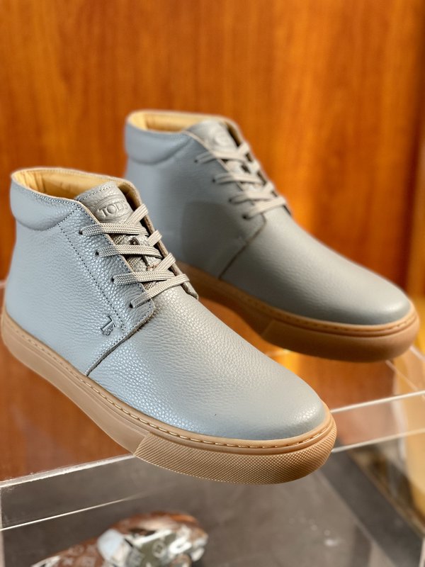 Tod's 나파 가죽 하이톱 운동화 001-180876