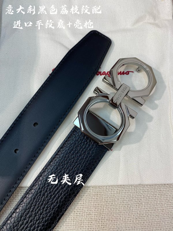 페라가모 이탈리아 원산 가죽 NFC 칩 벨트 001-181027