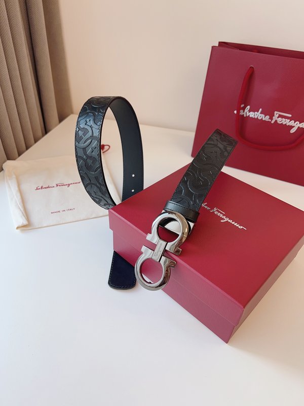 페라가모 Ferragamo 우아한 버클 벨트 001-181045