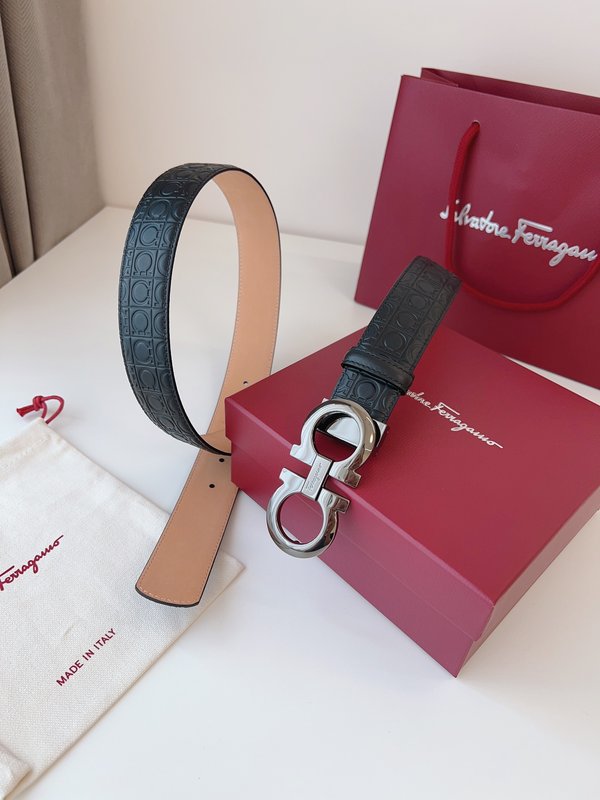 페라가모 Ferragamo 양면 벨트 001-181048
