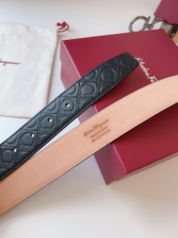 페라가모 Ferragamo 양면 벨트 35mm 폭 001-181050