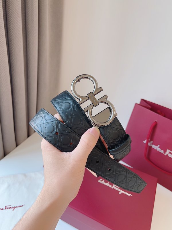 페라가모 Ferragamo 양면 벨트 35mm 폭 001-181050