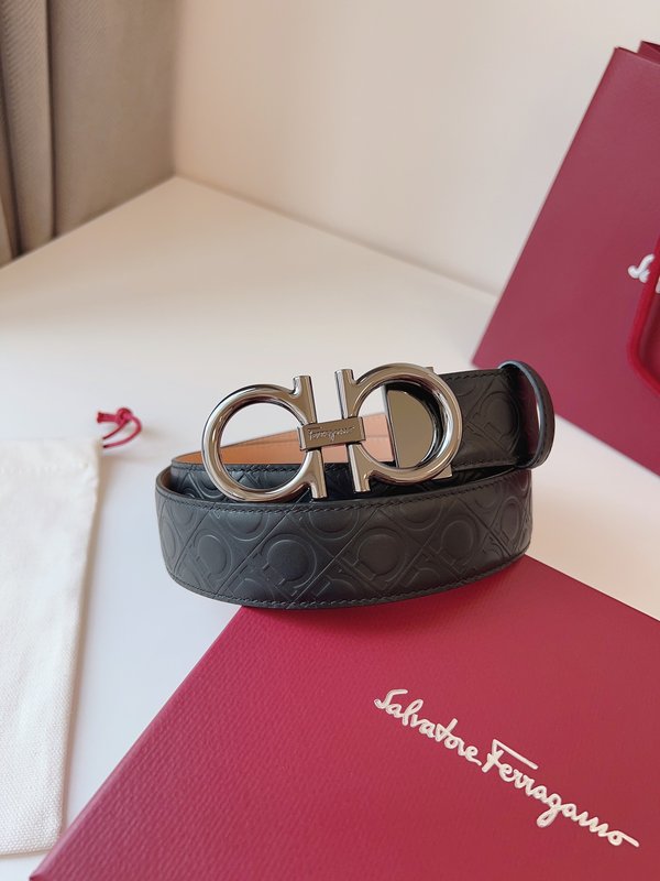 페라가모 Ferragamo 양면 벨트 35mm 폭 001-181050