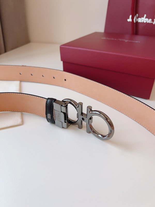 페라가모 Ferragamo 양면 벨트 35mm 폭 001-181050