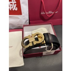 페라가모 양면 소가죽 8 자 버클 벨트 001-181059
