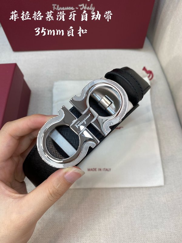 페라가모 남성 35mm 자동 벨트 001-181065