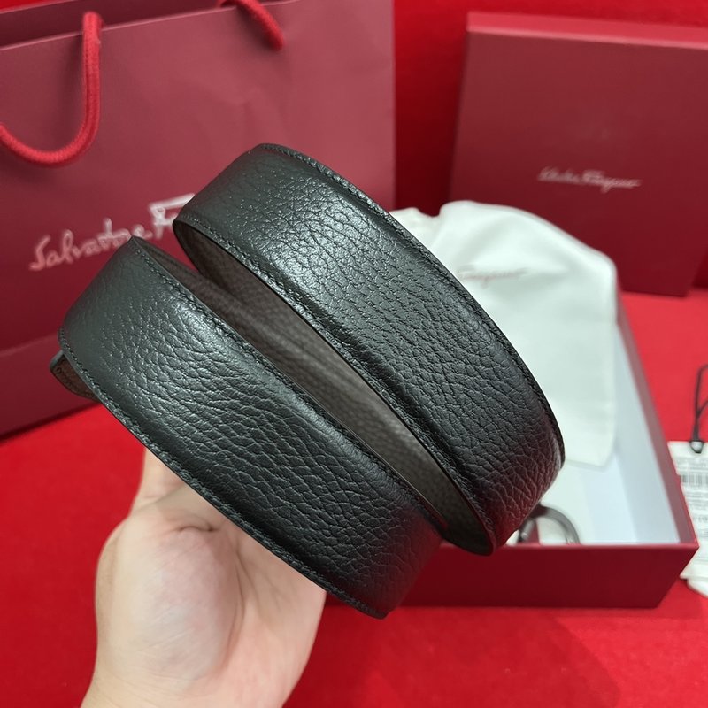 페라가모 양면 리치 그레인 벨트 001-181071