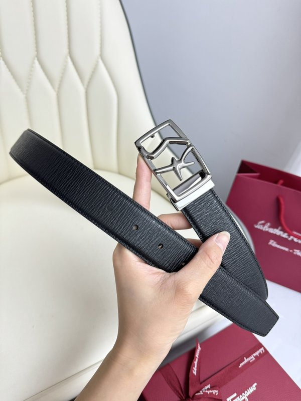 페라가모 양면 수입 소가죽 벨트 001-181075