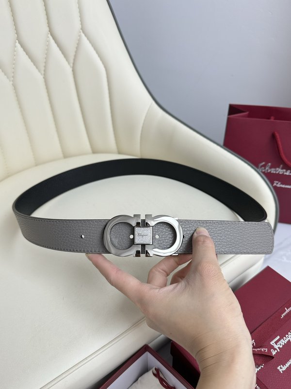 페라가모 양면 수입 소가죽 벨트 001-181078