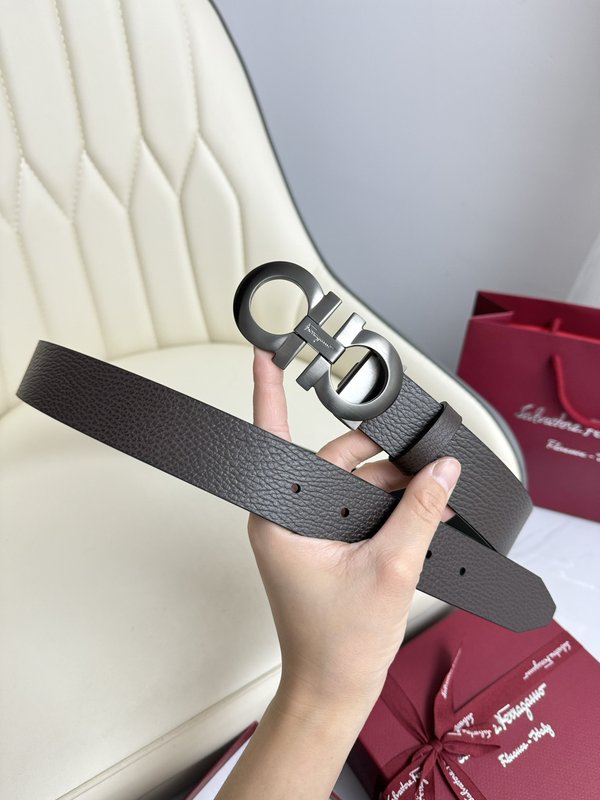 페라가모 양면 수입 소가죽 벨트 001-181083