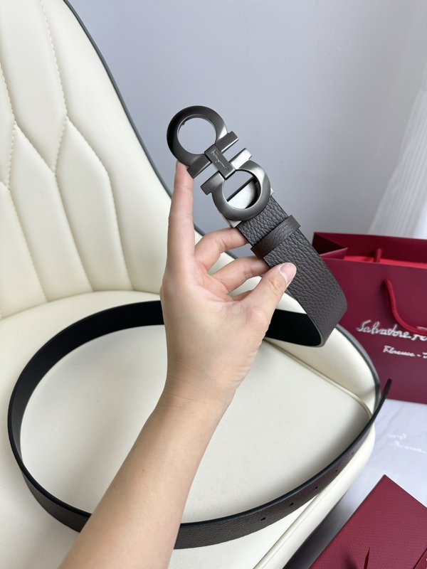 페라가모 양면 수입 소가죽 벨트 001-181083
