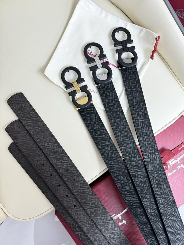 페라가모 양면 수입 소 가죽 벨트 001-181092