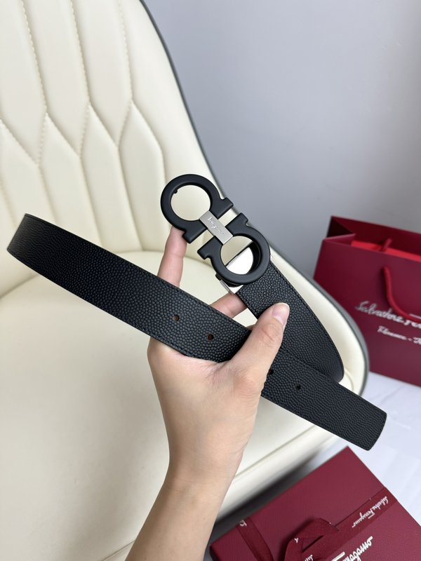 페라가모 양면 수입 소 가죽 벨트 001-181092