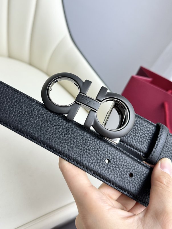 페라가모 양면 수입 소 가죽 벨트 001-181106
