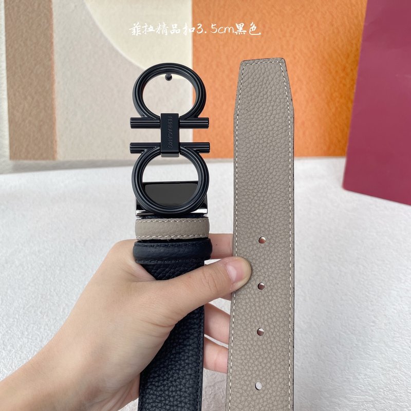페라가모 이탈리아 양면 소가죽 벨트 001-181125