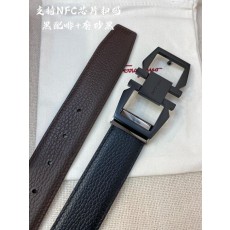 페라가모 풀그레인 송아지 가죽 벨트 001-181127
