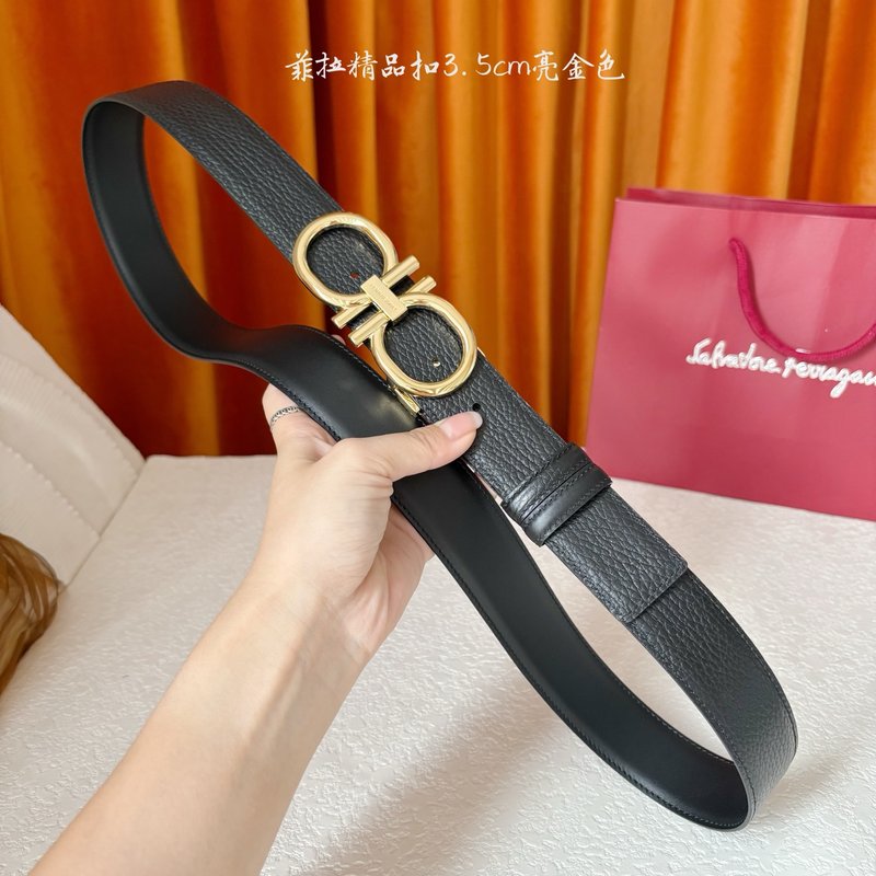 페라가모 양면 수입 소가죽 남성 벨트 001-181146
