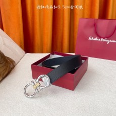 페라가모 이탈리아 양면 소가죽 벨트 001-181148