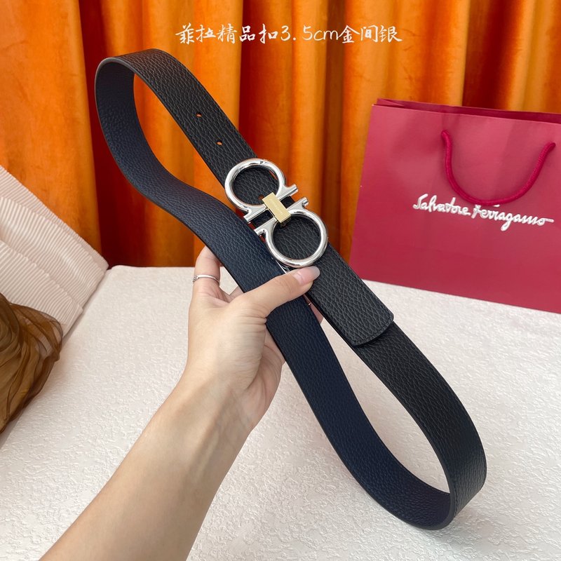 페라가모 이탈리아 양면 소가죽 벨트 001-181148
