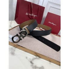 페라가모 간치노 소 가죽 벨트 35mm 001-181153