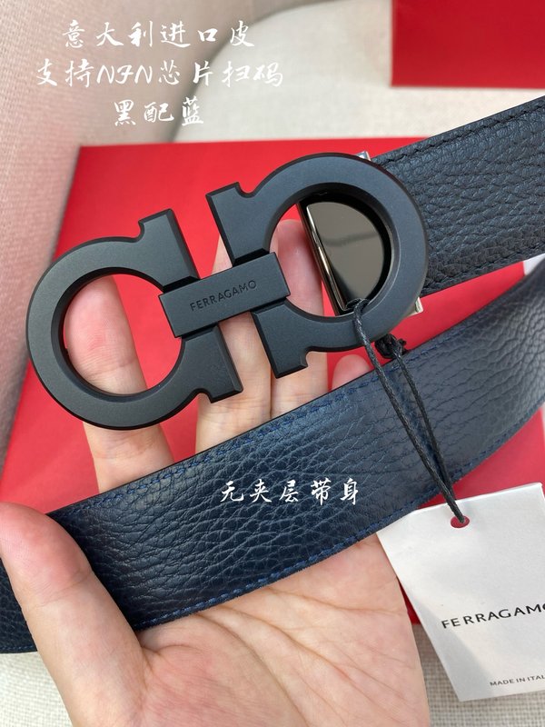 페라가모 더블 G 버클 벨트 3.5cm 폭 001-181159