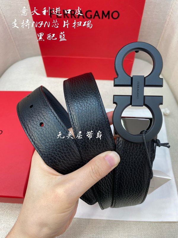 페라가모 더블 G 버클 벨트 3.5cm 폭 001-181159