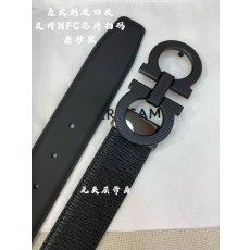 페라가모 3.5cm 더블 지오 벨트 이탈리아 가죽 001-181162