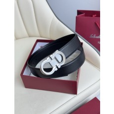 페라가모 양면 소 가죽 벨트 001-181184
