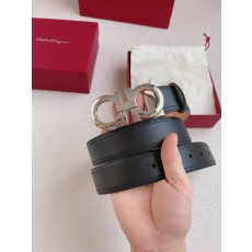 페라가모 클래식 블랙 가죽 벨트 001-181202