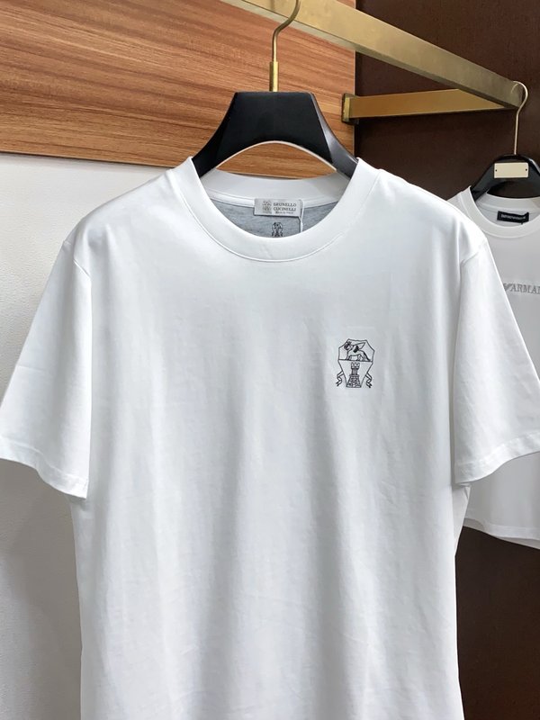 남성 순면 라운드넥 반팔 티셔츠 기본款 001-181502