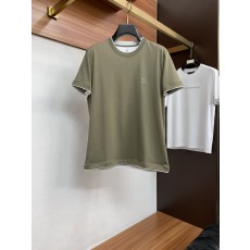 이른 봄 머서라이즈드 코튼 라운드 넥 반팔 티셔츠 001-181506