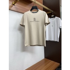 클래식 패션 머서라이즈드 코튼 반팔 티셔츠 001-181525