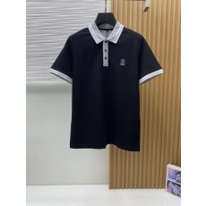 클래식 패션 칼라 순면 피케 폴로 셔츠 001-181590