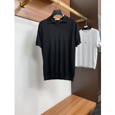 클래식 올드머니 스타일 텐셀 혼방 반팔 티셔츠 001-181610