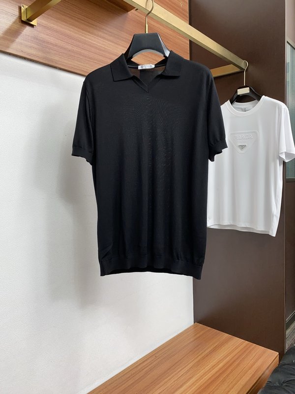 클래식 올드머니 스타일 텐셀 혼방 반팔 티셔츠 001-181610