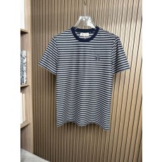브루넬로 쿠치넬리 남성 스트라이프 반팔 폴로 셔츠 001-181620