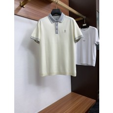 남성 고급 심플 칼라 폴로 반팔 티셔츠 001-181630