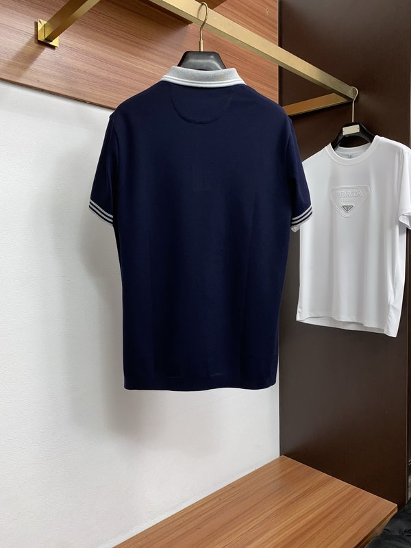 남성 고급 심플 칼라 폴로 반팔 티셔츠 001-181631