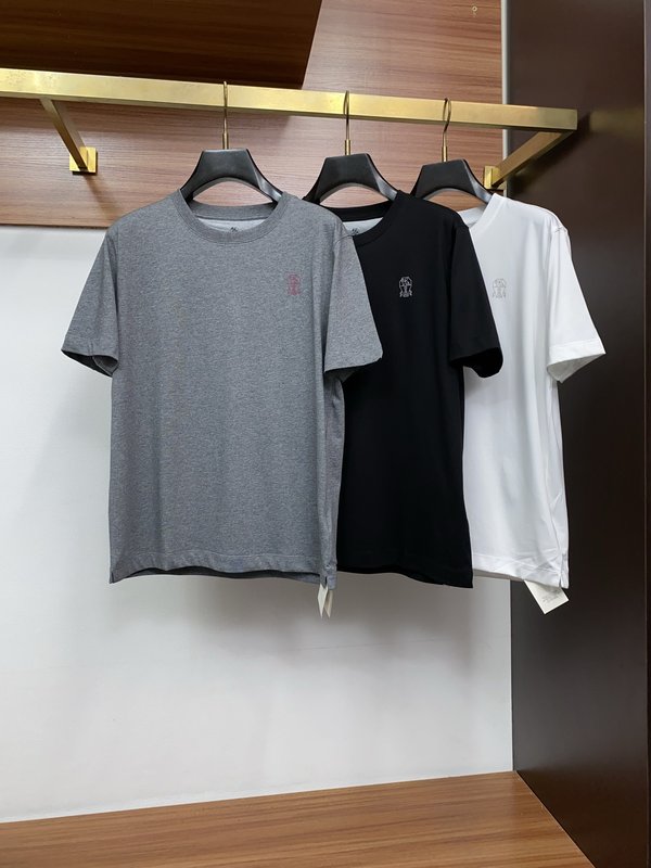 고급 맞춤 순면 반팔 티셔츠 심플 비즈니스 남성복 001-181632