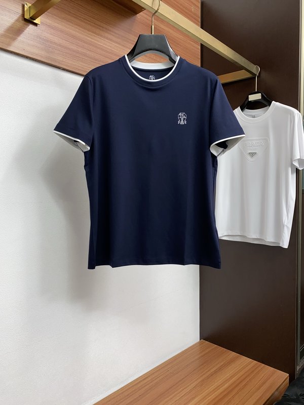 봄여름 남성 심플 반팔 티셔츠 001-181642