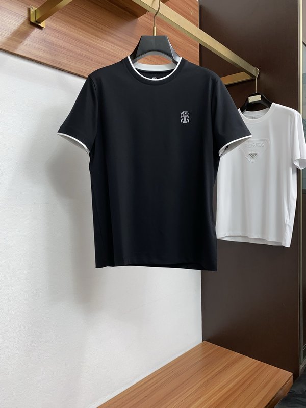 봄여름 남성 심플 라운드넥 반팔 티셔츠 001-181643