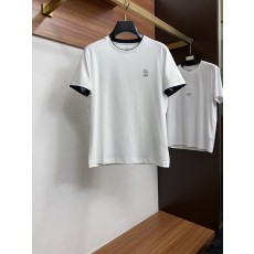 봄여름 남성 심플 라운드넥 반팔 티셔츠 001-181644