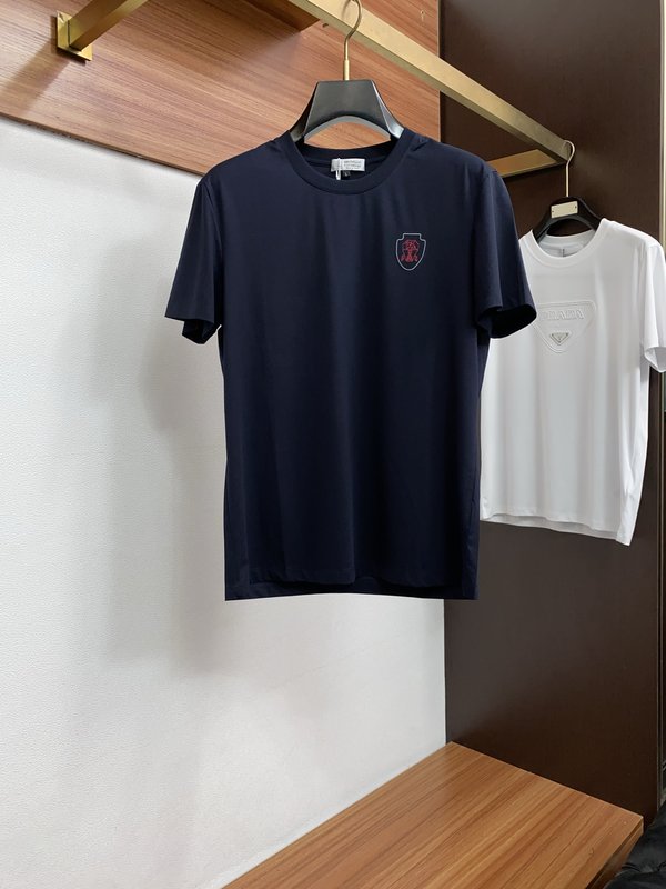 남성 순면 라운드넥 반팔 티셔츠 베이직 001-181658